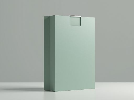 Sophisticated perfume gift box with magnetic closure, elegant design, premium materials